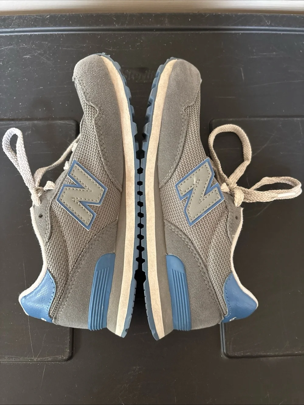 New Balance 515 Classic Kid’s Youth Size 3.5 Grey Blue Sneaker Shoes